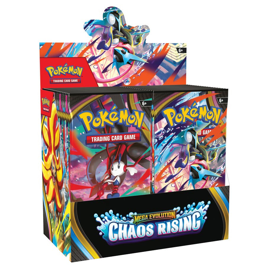 Pokémon TCG Mega Evolution 4 Chaos Rising Booster Display