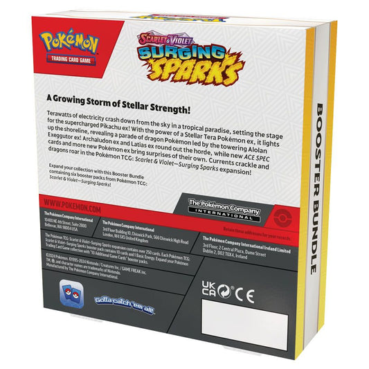Pokémon TCG Scarlet & Violet 8 Surging Sparks Booster Bundle