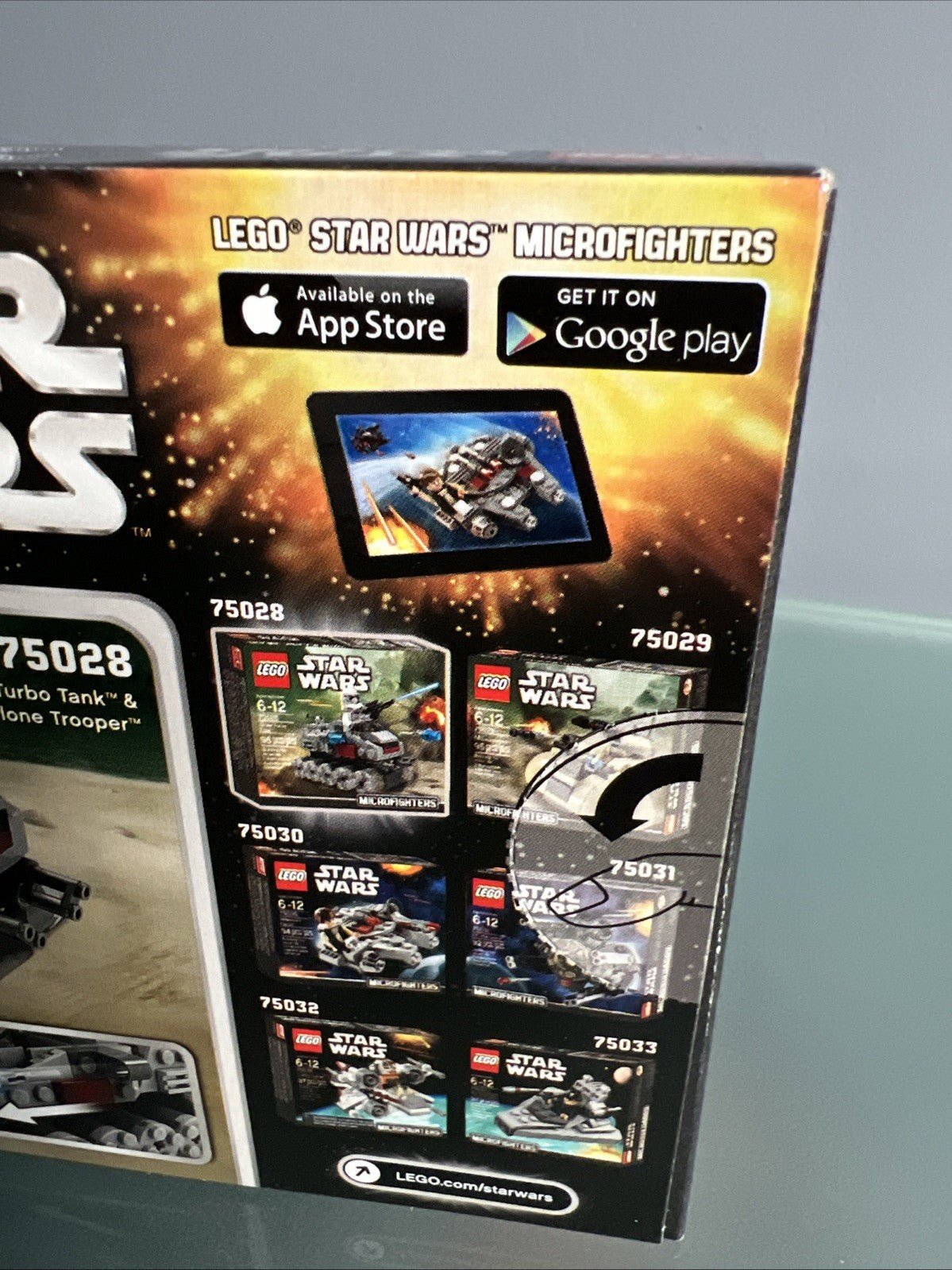 Lego Star Wars Microfighters Clone Turbo Tank Set 75028 Brand New Factory Sealed