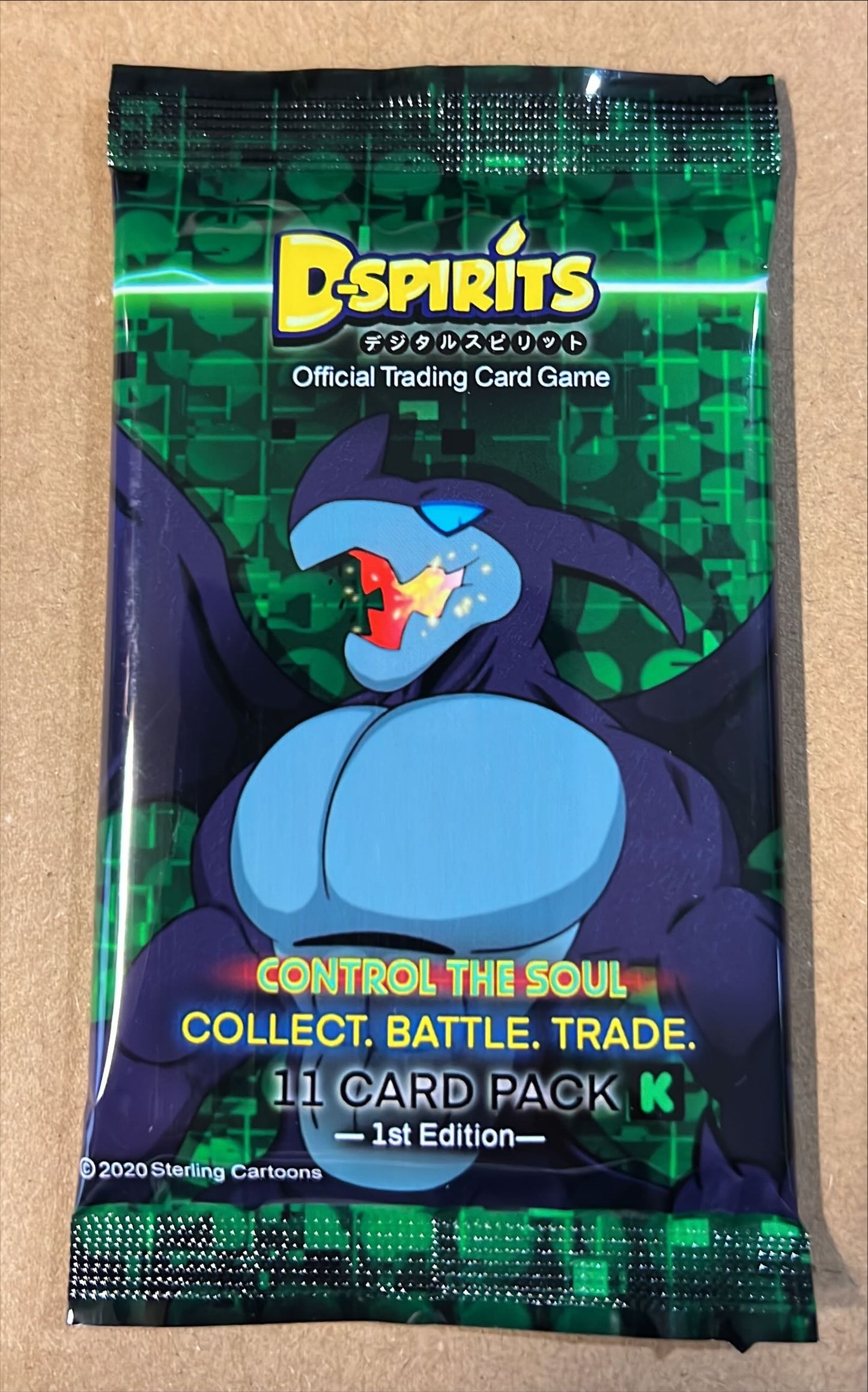 D-Spirits TCG Kickstarter Control The Soul 1st Edition 4x Pack Art Boosters