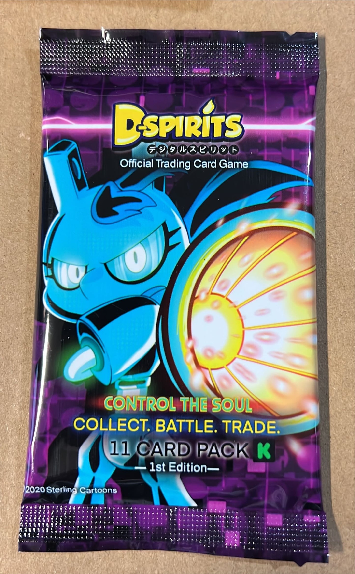 D-Spirits TCG Kickstarter Control The Soul 1st Edition 4x Pack Art Boosters