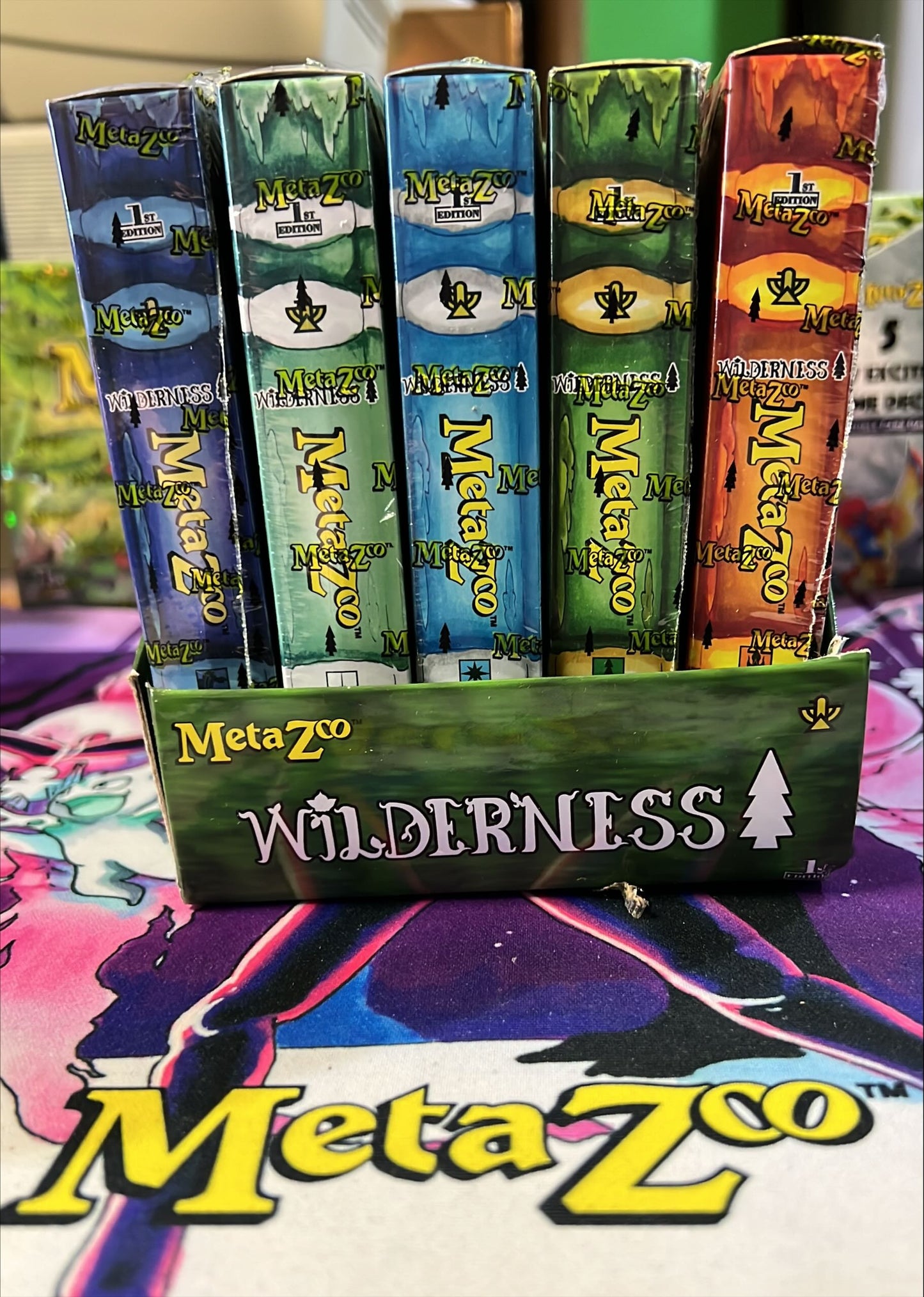 MetaZoo TCG Wilderness 1st Edition Bundle Booster Spellbook Blister Release & Tribal Theme Decks