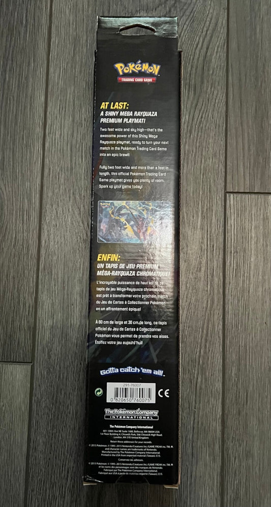 Pokémon TCG Shiny Mega Rayquaza Premium Playmat Sealed New in Box