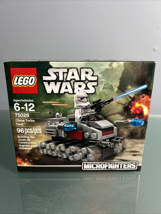 Lego Star Wars Microfighters Clone Turbo Tank Set 75028 Brand New Factory Sealed