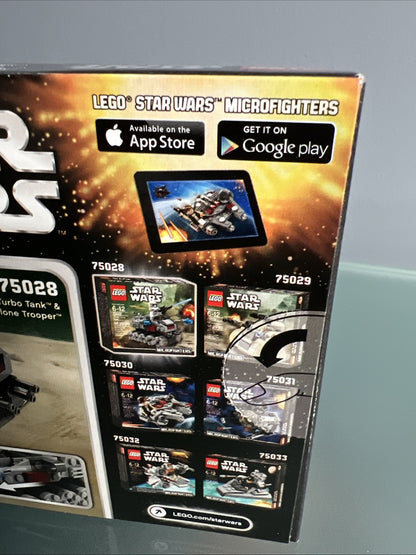 Lego Star Wars Microfighters Clone Turbo Tank Set 75028 Brand New Factory Sealed