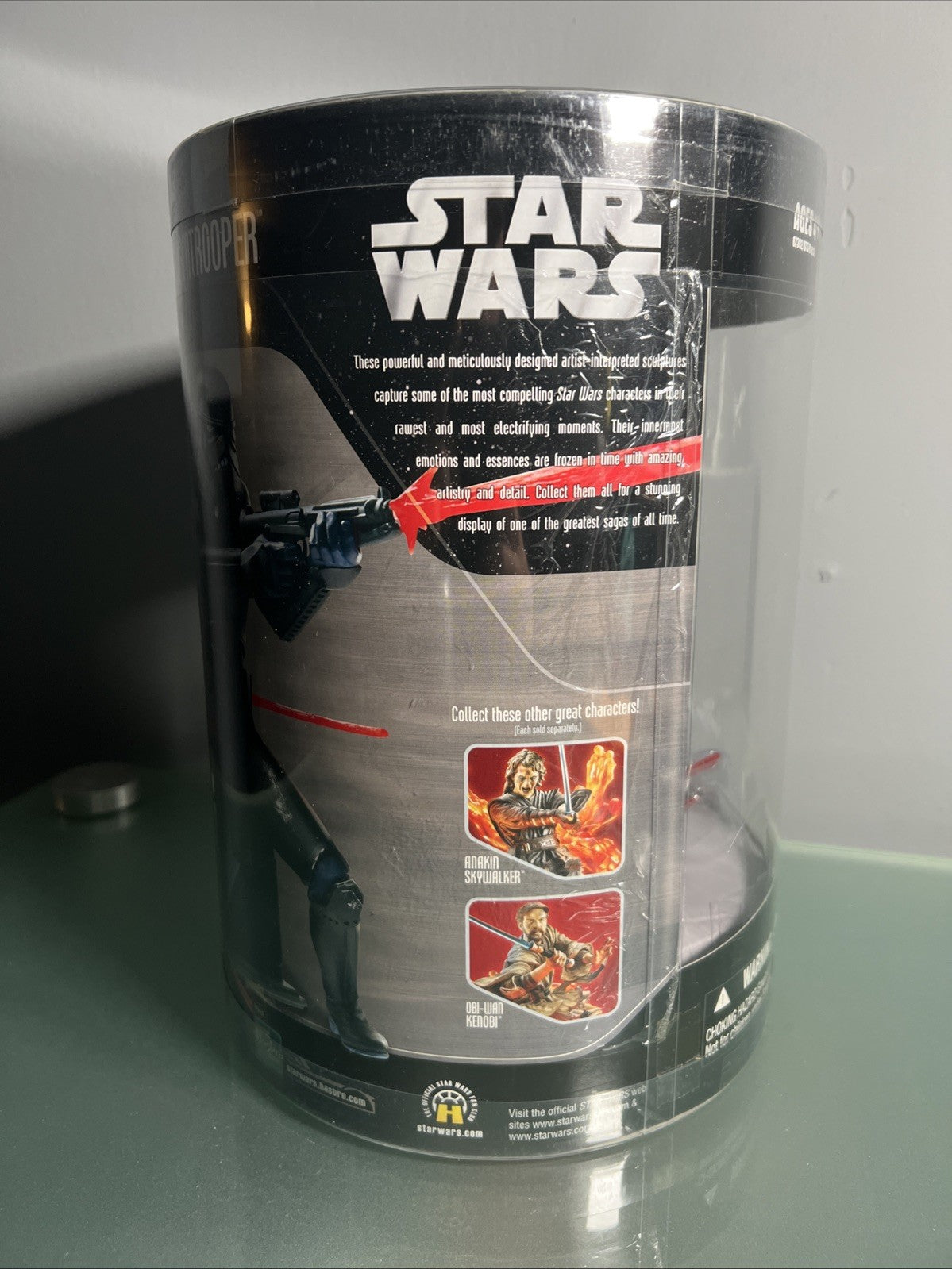 2006 Hasbro Star Wars Unleashed Shadow Stormtrooper Action Figure