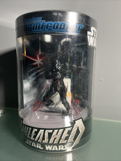 2006 Hasbro Star Wars Unleashed Shadow Stormtrooper Action Figure