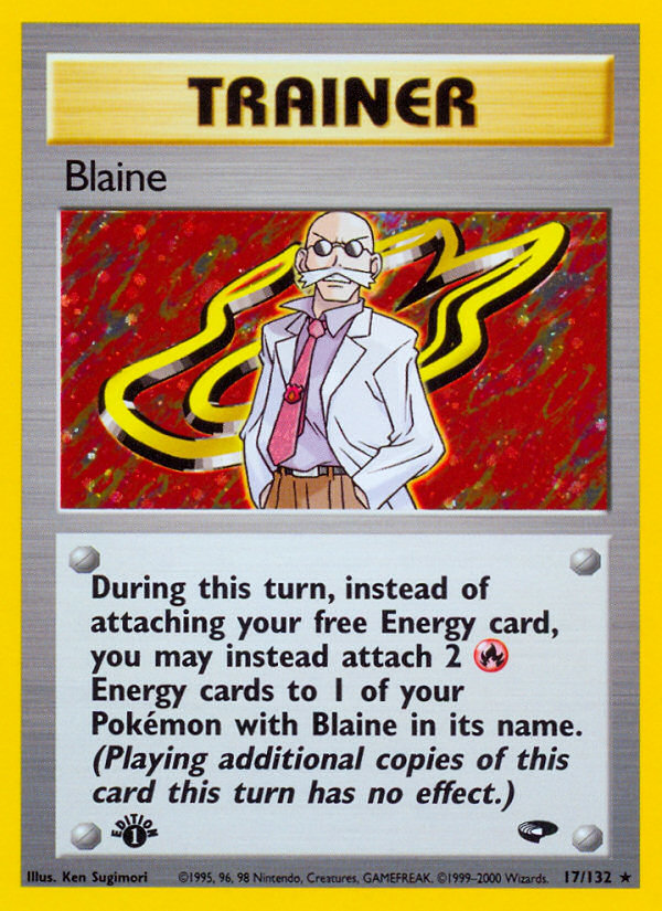 Blaine (17/132) [Gym Challenge 1st Edition]