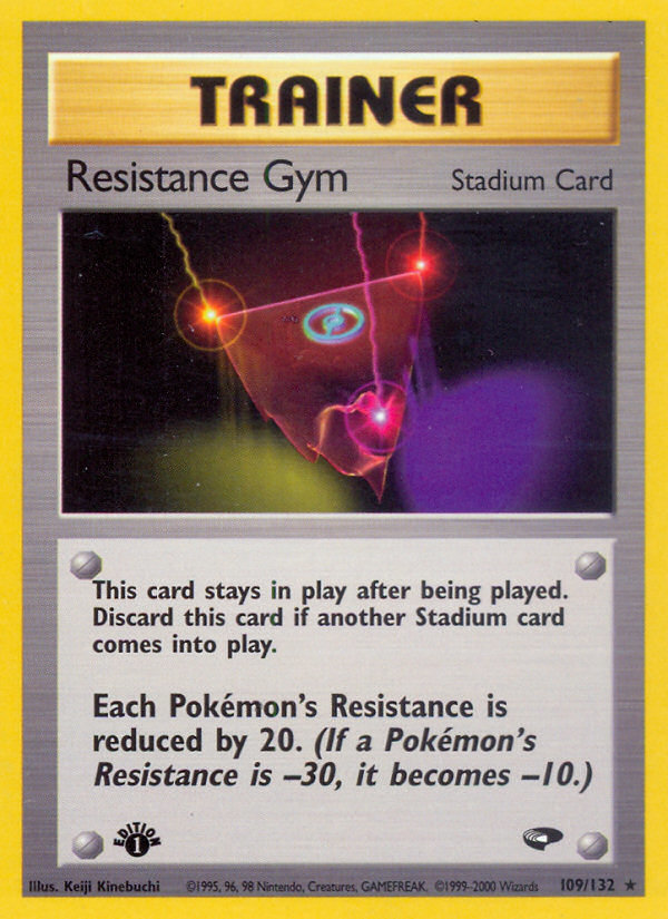 Resistance Gym (109/132) [Gym Challenge 1st Edition]