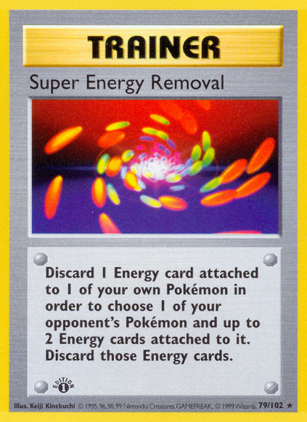 Super Energy Removal (79/102) (Shadowless) [Base Set 1st Edition]