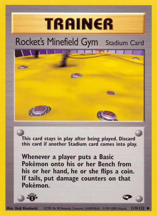 Rocket's Minefield Gym (119/132) [Gym Challenge 1st Edition]