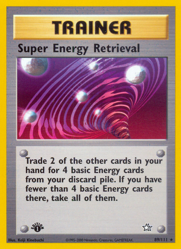 Super Energy Retrieval (89/111) [Neo Genesis 1st Edition]