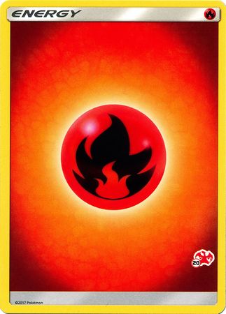 Fire Energy (Charizard Stamp #20) [Battle Academy 2020]
