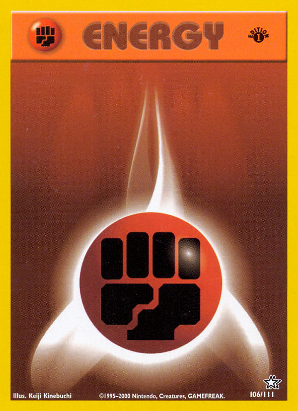 Fighting Energy (106/111) [Neo Genesis 1st Edition]