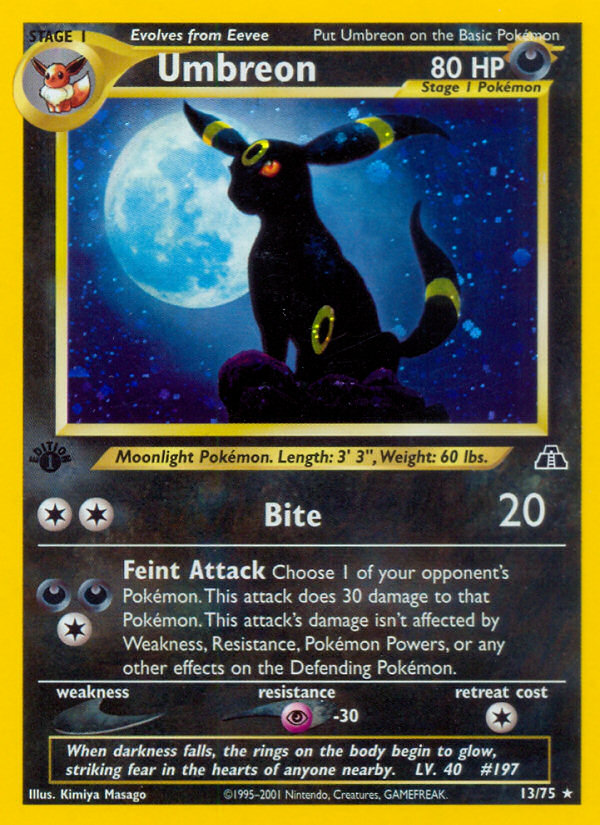 Umbreon (13/75) [Neo Discovery 1st Edition]