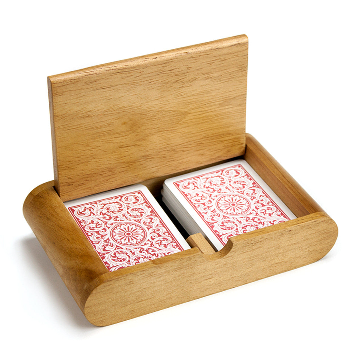 Copag Wooden Card Storage Box for Poker and Bridge Cards