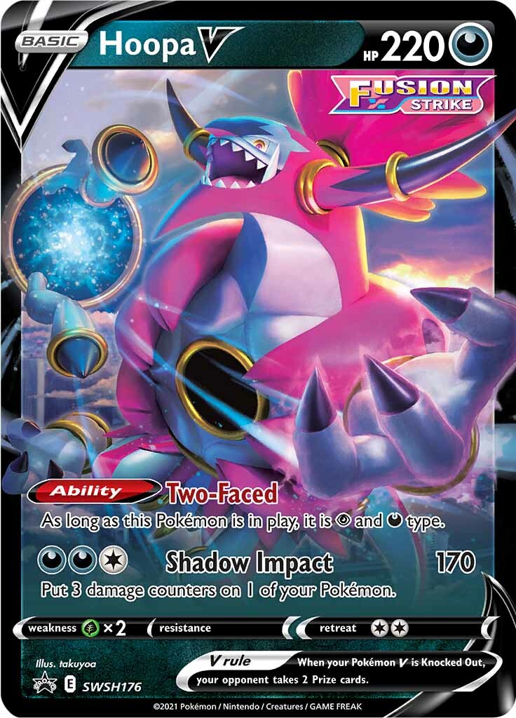 Hoopa V (SWSH176) (Jumbo Card) [Sword & Shield: Black Star Promos]