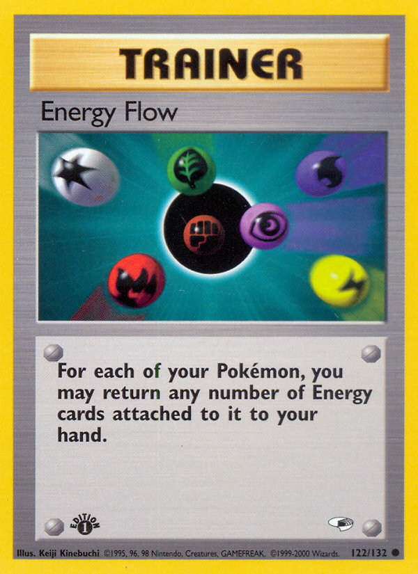 Energy Flow (122/132) [Gym Heroes 1st Edition]
