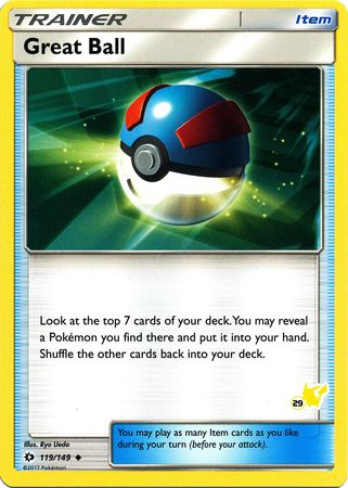 Great Ball (119/149) (Pikachu Stamp #29) [Battle Academy 2020]
